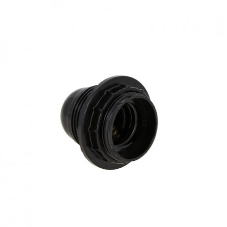 Патрон карболитовый с кольцом Е27 черн. без наклейки EKF PROxima LHC-E27-r