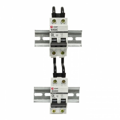 Перемычка 2P модульная межуровневая (125 мм) EKF PROxima jbl-2-125