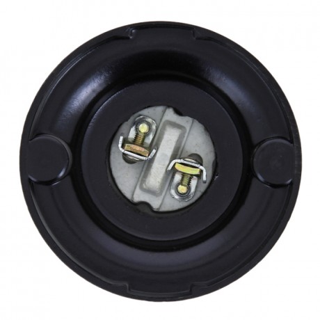 Патрон карболитовый потолочный Е27 черн. прямой EKF PROxima LHC-E27-sc-s