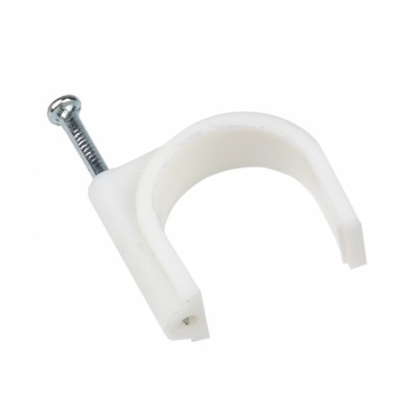 Скоба крепежная круглая (25мм.) (50шт.) EKF PROxima plcn-sr-25