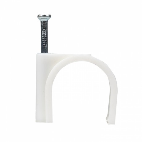 Скоба крепежная круглая (25мм.) (50шт.) EKF PROxima plcn-sr-25