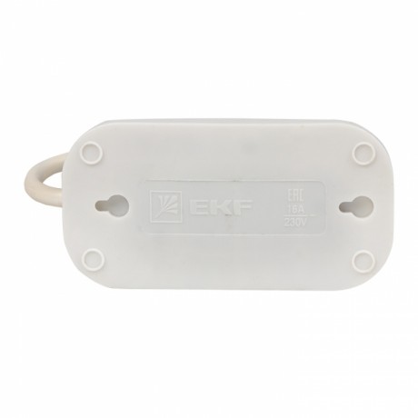 Удлинитель Эксперт 2 гнезда 5 метров 16А/3,5кВт с заземлением ПВС 3х1 EKF PROxima UBA16-310-2-05