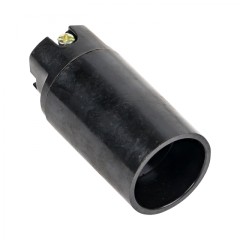 Патрон карболитовый подвесной Е14 черн. EKF PROxima LHC-E14-s-s