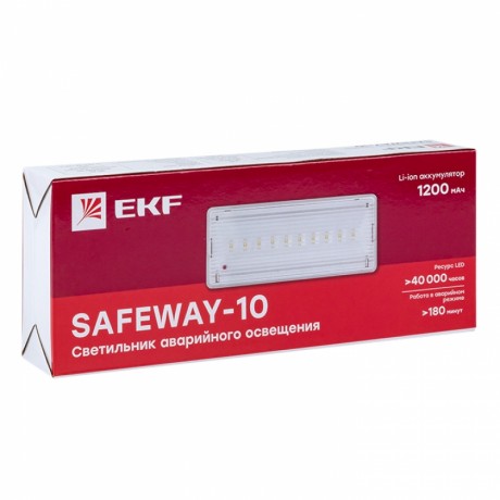 Светильник аварийного освещения SAFEWAY-10 LED EKF Proxima dpa-201