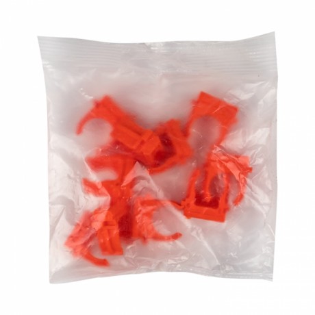 Крепеж-клипса d16 мм (10 шт) оранжевая EKF-Plast derj-z-16o