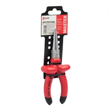 Круглогубцы Master 160 мм 1000В EKF Basic kg-160-mas-in