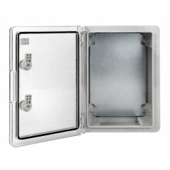 Щит пластиковый с монтажной платой прозр. дверь 500х400х180 мм IP65 EKF PROxima PBT65MP006