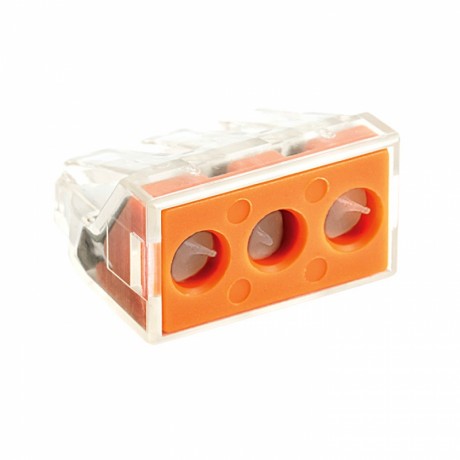 Клемма СМК 773-173 (с пастой), 3 отверстия, 2,5-6,0 мм2 (уп.50шт.) EKF PROxima plc-smk-773-173