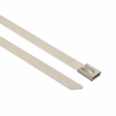 Хомут AISI 304 из нержавеющей стали, 4.6x840 (100 шт.) FlexLock PROxima plc-fl-tss-304-4.6x840