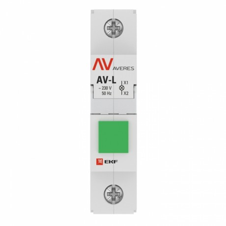 Лампа сигнальная AV-L зеленая EKF AVERES av-l-green-averes