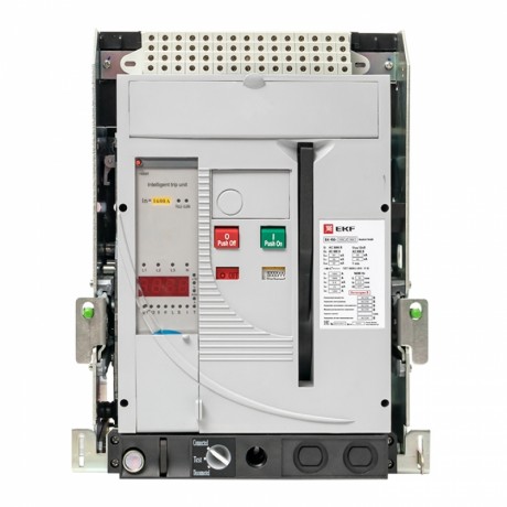 Автоматический выключатель ВА-450 1600/1600А 3P 55кА выкатной EKF mccb450-1600-1600v