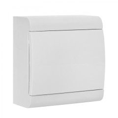 Щит распределительный ЩРН-П-8 SlimBox белая дверца IP41 EKF PROxima sb-n-8w