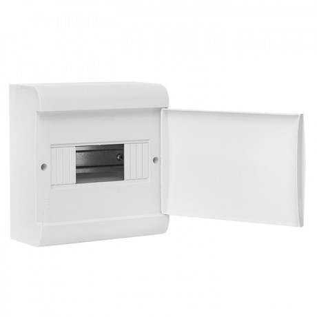 Щит распределительный ЩРН-П-8 SlimBox белая дверца IP41 EKF PROxima sb-n-8w