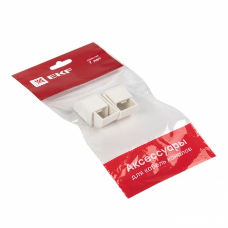 Заглушка (16х16) (4 шт) белая EKF-Plast ecw-16-16x4