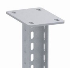 Кронштейн потолочный одинарный 400 мм HDZ (2.5 мм) EKF kp400