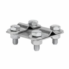 Зажим контрольный прут-прут (пластина 57х57мм) HZ EKF PROxima lp-55611