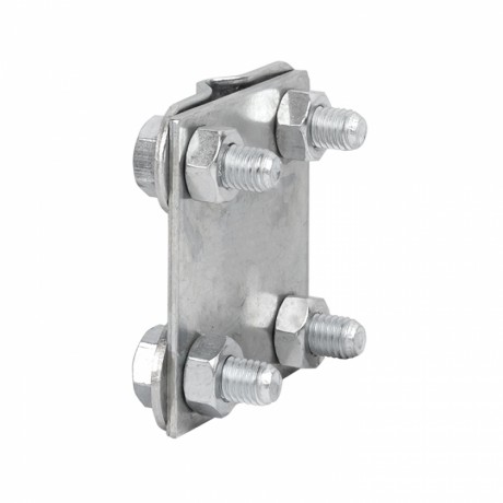 Зажим контрольный прут-прут (пластина 57х57мм) HZ EKF PROxima lp-55611