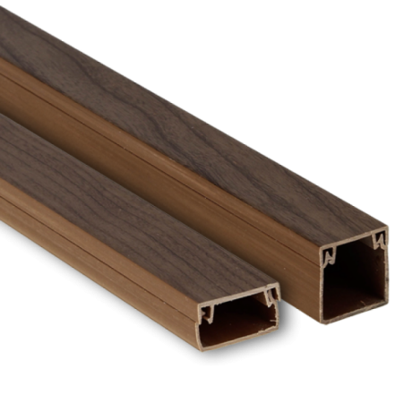 Канал кабельный (12х12) (120 м) темное дерево EKF-Plast kk-12-12d