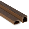 Канал кабельный (12х12) (120 м) темное дерево EKF-Plast kk-12-12d
