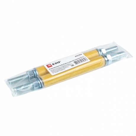 Втулочный изолятор Д=110 мм со шпилькой и крепежом (2 шт) EKF PROxima BSS110FA