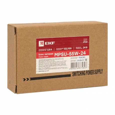 Блок питания 24В с функцией ИБП MPSu-55W-24 EKF PROxima mpsu-55w-24