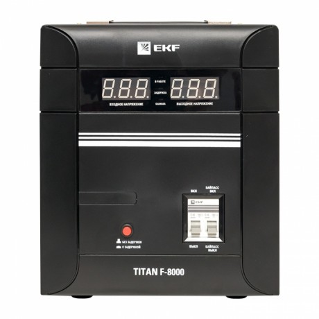 Стабилизатор напряжения напольный TITAN F-8000 EKF PROxima stab-f-8000