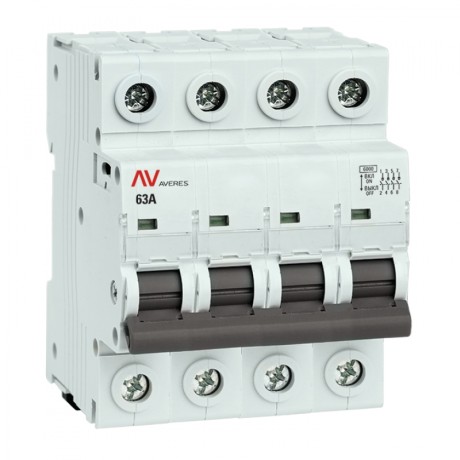 Выключатель нагрузки AVN 4P 63A EKF AVERES avn-4-63-av