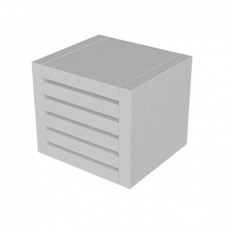 Вентиляционный блок TEHSTRONG VB 100x100x55 (EI 150) vb10055