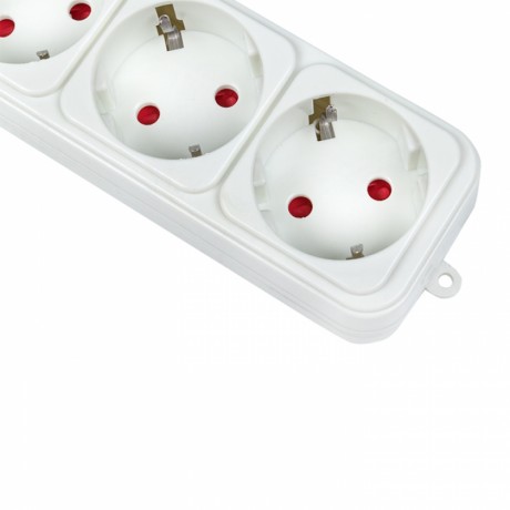 Сетевой фильтр 6*1,8м 10А/2,2кВт с выкл. c/з ПВС 3х0,75 Блокбастер EKF PROxima UFP10-375-6-018