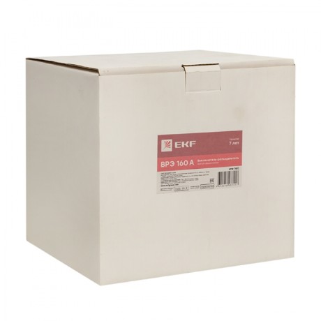 Выключатель-разъединитель ВРЭ 160А EKF PROxima vre-160