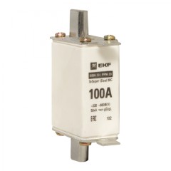 Плавкая вставка ППН-33 100/100А габарит 00С EKF PROxima fus-33/100