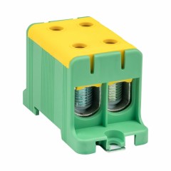 Клемма силовая вводная двойная КСВ 16-95 желто-зеленая EKF PROxima plc-kvs2-16-95-y-green