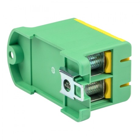 Клемма силовая вводная двойная КСВ 16-95 желто-зеленая EKF PROxima plc-kvs2-16-95-y-green