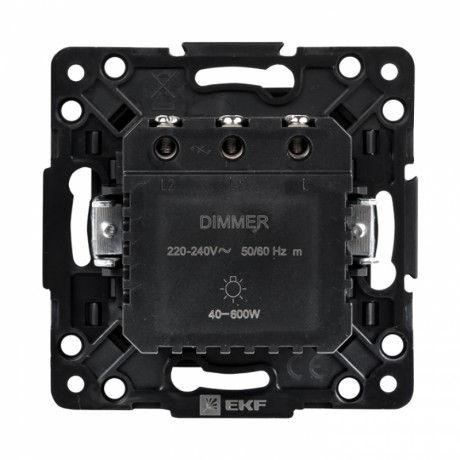 Стокгольм Механизм Светорегулятора 600W 220В черный EKF PROxima EZD06-101-10