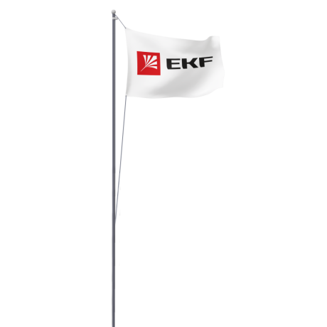 Мачта молниеприемная секционная активная алюминиевая c флагом ММСАС-Ф-10 L=10м EKF PROxima mmsas-f-10