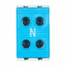Клемма силовая вводная двойная КСВ 16-50 синяя EKF PROxima plc-kvs2-16-50-blue
