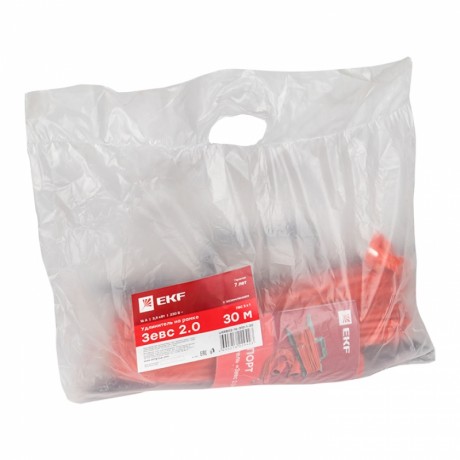 Удлинитель на рамке Зевс 2.0 30м с заземлением ПВС 3*1,0 16А/3,5кВт PROxima EKF USRB02-16-310-1-30