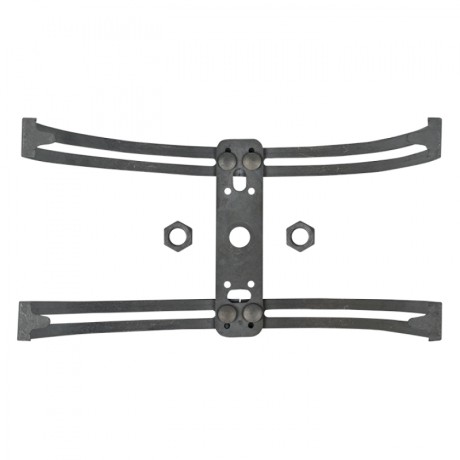 Держатель молниеприемника 1-2 метра на круглый конек двойной EKF PROxima lp-04002