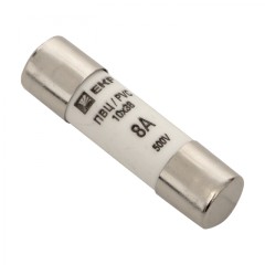 Плавкая вставка цилиндрическая ПВЦ (10х38) 8А EKF PROxima pvc-10x38-8