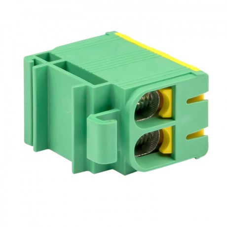 Клемма силовая вводная двойная КСВ 16-50 желто-зеленая EKF PROxima plc-kvs2-16-50-y-green