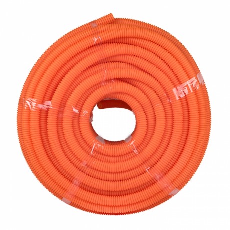 Труба гофр. ПНД с протяжкой d25 мм (75 м) оранжевая EKF-Plast tpnd-25-o