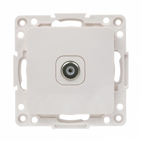 Стокгольм Механизм Розетки TV 1-местной 75Ом 5-862МГц белый EKF PROxima EYA00-027-10