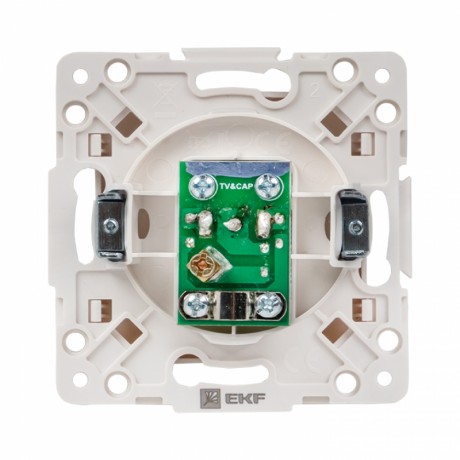 Стокгольм Механизм Розетки TV 1-местной 75Ом 5-862МГц белый EKF PROxima EYA00-027-10