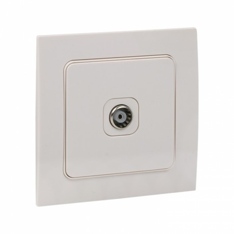 Стокгольм Механизм Розетки TV 1-местной 75Ом 5-862МГц белый EKF PROxima EYA00-027-10