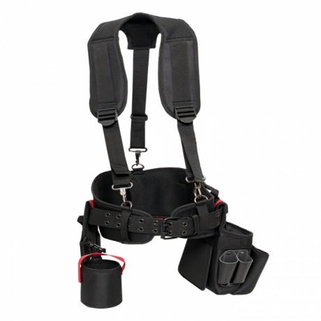 Пояс монтажника с 3 сумками и разгрузочными ремнями С-15 EKF Professional C-15