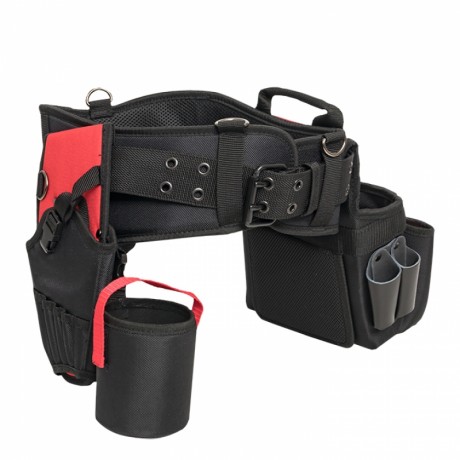 Пояс монтажника с 3 сумками и разгрузочными ремнями С-15 EKF Professional C-15