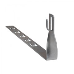 Держатель под черепицу L=330мм с крючком скрученный Ni EKF PROxima lp-d2206-ni