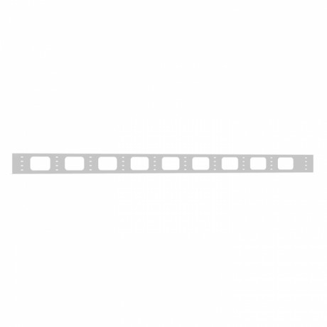 Органайзер кабельный вертикальный для стойки внешний с окнами, ширина 95мм 38U серия EKF PROxima ITACOV38