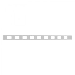 Органайзер кабельный вертикальный для стойки внешний с окнами, ширина 95мм 38U серия EKF PROxima ITACOV38