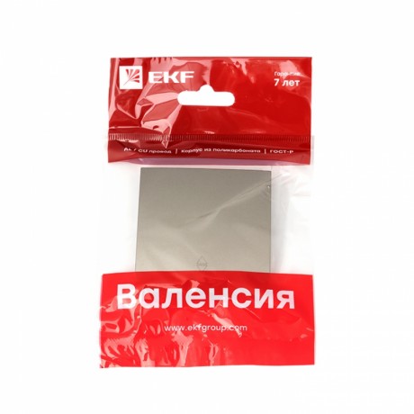 Валенсия лицевая панель выключателя проходного 1-кл. 10А кашемир EKF PROxima ESV10-L-025-40